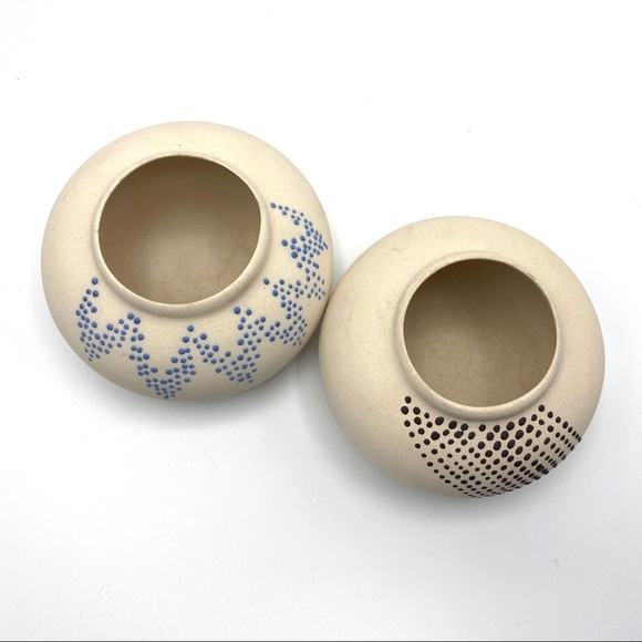 Vintage Art Pottery Vases Bowl Southwest Geometric - Picture 8 of 8